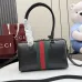 Gucci Web Stripe Horsebit Handbag 866732 Black 28x15x10cm #B62934