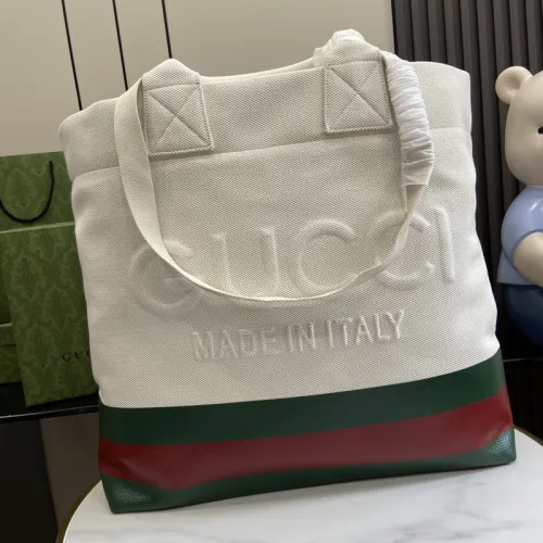 Gucci logo-embossed Canvas Tote Bag #B52543