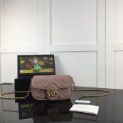GG Marmont mini bag in Rosso Ancora red leather #B50609