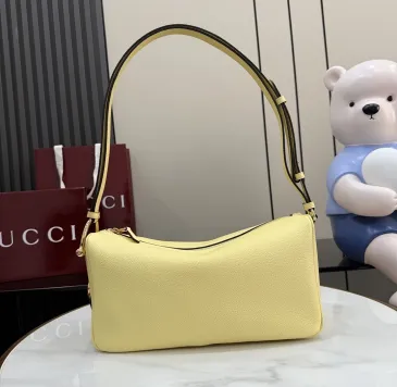 Brand G 860787 Medium Shoulder Bag - Light Yellow #B60908 Brand G 860787 Medium Shoulder Bag - Light Yellow #B60908