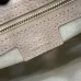 Gucci GG Emblem large shoulder bag in taupe GG leather size:25.5×20×5cm #B53789