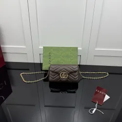 Gucci GG Marmont Mini Leather Chain Bag 841290 #B66153 Gucci GG Marmont Mini Leather Chain Bag 841290 #B66153