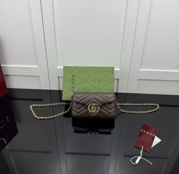 Brand G GG Marmont Mini Leather Chain Bag 841290 #B66153