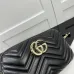 Gucci GG Marmont Mini Shoulder Bag (2 Colors) – White/Black Quilted Leather with Gold-Tone GG Hardware #B59163