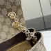 Gucci GG Marmont Quilted Canvas Chain Bag, 23 x 17 x 9 cm #B63202