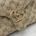Gucci GG Marmont Quilted Canvas Chain Bag, 23 x 17 x 9 cm #B63202