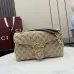 Gucci GG Marmont Quilted Canvas Chain Bag, 23 x 17 x 9 cm #B63202