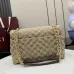 Gucci GG Marmont Quilted Canvas Chain Bag, 31 x 17 x 8 cm #B63204