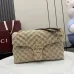 Gucci GG Marmont Quilted Canvas Chain Bag, 31 x 17 x 8 cm #B63204