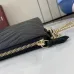 Gucci GG Marmont pochette with chain in Rosso Ancora red/black leather size:21×15×3.5cm #B53695