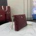 Gucci GG Marmont pochette with chain in Rosso Ancora red/black leather size:21×15×3.5cm #B53695
