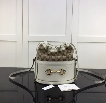 Brand G Horsebit Bucket Bag 602118 W22xH25xD12cm #B62967 Brand G Horsebit Bucket Bag 602118 W22xH25xD12cm #B62967