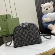 Gucci Ophidia Small Black Cotton Shoulder Bag #B50316