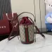 Gucci Ophidia mini bucket bag in beige and brown GG fabric size:11.5×23×8cm #B53795