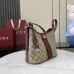 Gucci Ophidia small shoulder bag in beige and brown GG fabric size:23×21×12cm #B53794