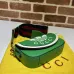 Gucci x Adidas 727791 Green Saddle Bag, Top Quality, 20.5x12x5.5cm #B61838