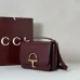 gucci Elegant White Crossbody Bag with Gold Accent 846705 #B55645
