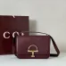 gucci Elegant White Crossbody Bag with Gold Accent 846705 #B55645