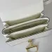 gucci Elegant White Crossbody Bag with Gold Accent 846705 #B55645
