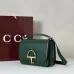 gucci Elegant White Crossbody Bag with Gold Accent 846705 #B55645