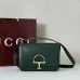 gucci Elegant White Crossbody Bag with Gold Accent 846705 #B55645