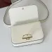 gucci Elegant White Crossbody Bag with Gold Accent 846705 #B55645