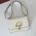 gucci Elegant White Crossbody Bag with Gold Accent 846705 #B55645