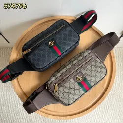 Stylish Gucci Waist Pack Featuring GG Logo #B45641