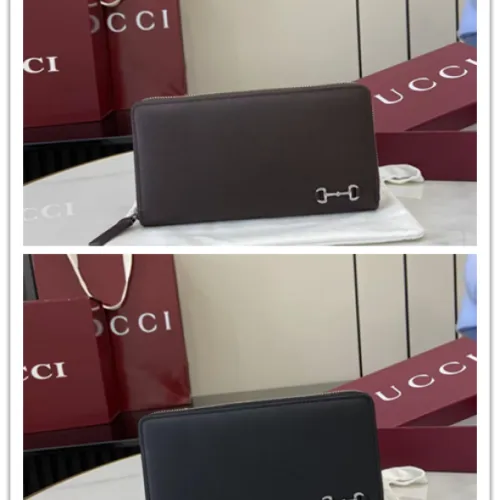 Elegant Black Gucci Wallet with Horsebit Detail: A Sophisticated Accessory #B55970