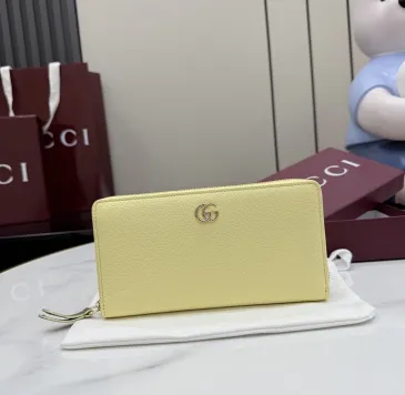 Brand G 456117 GG Marmont Zip Around Wallet - Light Yellow #B60903 Brand G 456117 GG Marmont Zip Around Wallet - Light Yellow #B60903