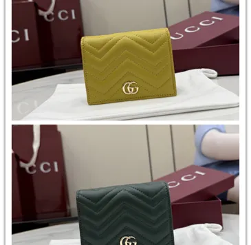 Brand G 466492 GG Marmont Compact Wallet - Dark Green #B60904 Brand G 466492 GG Marmont Compact Wallet - Dark Green #B60904