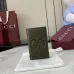 Gucci 739478 Green Leather Wallet, Top Quality, 7.5x12cm #B61844
