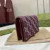Gucci 795044 GG Pattern Compact Wallet in Red PVC 10x7x3cm #B61857