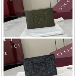 Gucci 812681 Leather Card Case, Top Quality, 12x8cm #B61840