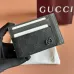 Gucci 856561 Card Case - GG Supreme Canvas & Leather (Black/Beige) #B60521