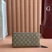 Gucci 856562 Continental Wallet - GG Supreme Canvas & Leather (Black/Beige) #B60522