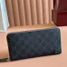 Gucci 856562 Continental Wallet - GG Supreme Canvas & Leather (Black/Beige) #B60522