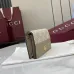 Gucci Beige Leather Compact Wallet with Gold Accents, Multiple Card Slots, Stylish & Functional for Daily Use #B55973