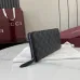 Gucci GG Emblem zip around wallet in black fabric size:19×10×2.5cm #B53484