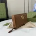 Gucci GG Marmont zip around wallet in brown leather #B52657