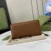 Gucci GG Marmont zip around wallet in brown leather #B52657