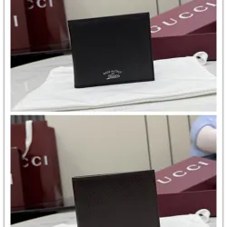  Leather Bifold Wallet Style 867325 Brown 11x9cm #B62918