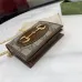 Gucci Mini Shoulder Bag with GG Canvas, Gold Double G Hardware & Chain Strap, Luxury Vintage-Inspired Design for Women #B55975