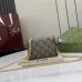 Gucci Mini Shoulder Bag with GG Canvas, Gold Double G Hardware & Chain Strap, Luxury Vintage-Inspired Design for Women #B55975