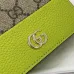 Gucci Wallet Bi-color GG Marmont small wallet in beige size:11×8×3cm #B54064