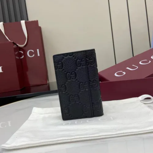 Gucci  wallet in black fabric size:12×7.5cm #B53486