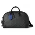 Gucci GG Emblem medium duffle bag in black fabric size:47×31×25cm #B53483