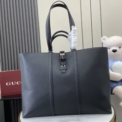  Leather Large Work Tote Bag 816753 W50xH38xD17cm #B67165