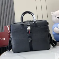  Leather Men Business Briefcase 816757 W37xH29xD7cm #B67164