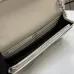Gucci Black Textured Leather GG Marmont Mini Chain Bag size:20×12×4cm #B54010